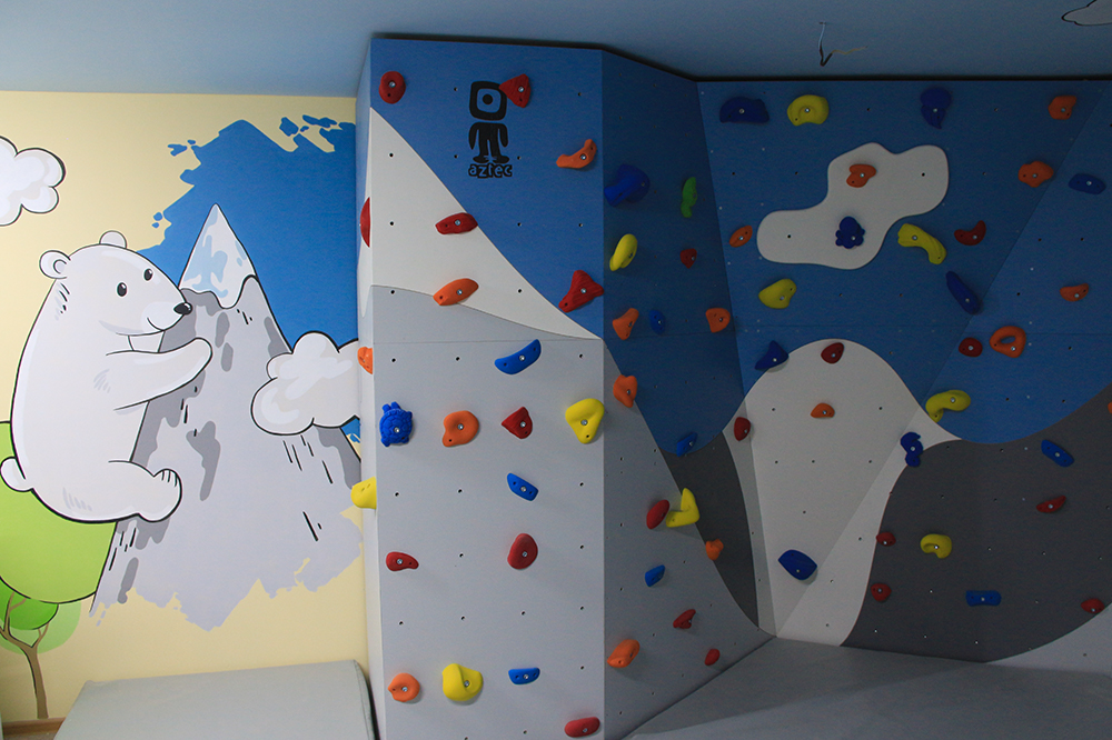 Climbing wall AZTEC for children's center "Raduga"