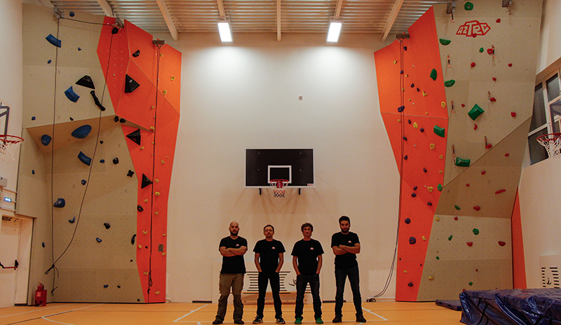 Climbing wall AZTEC for International Arctic School 