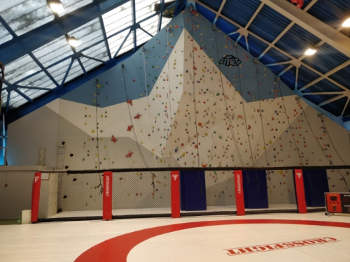 Climbing wall AZTEC for sportclub "SKVOSH" 