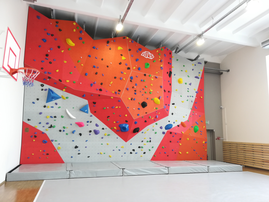 Climbing wall Aztec for liceum "Technopolis"